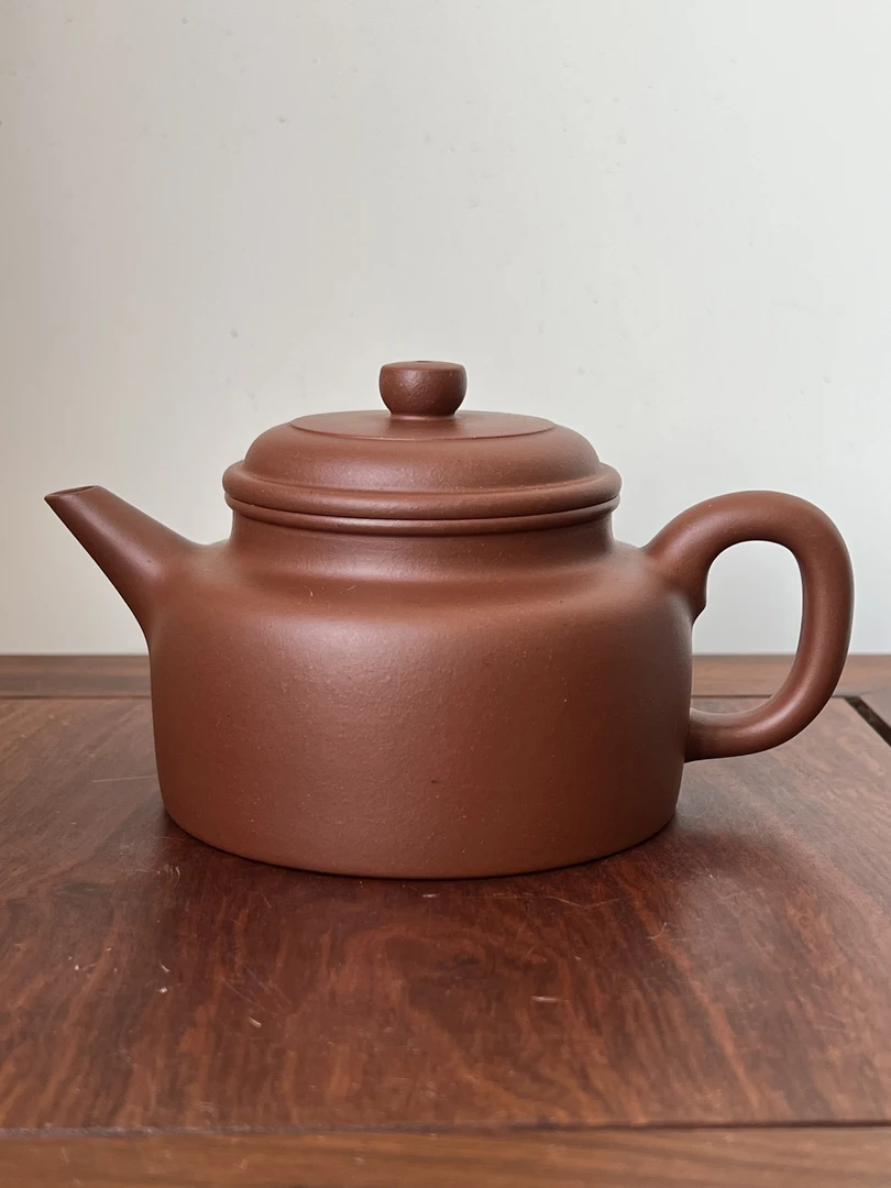精工细作原矿红皮龙容量330左右德中瑕紫砂壶
