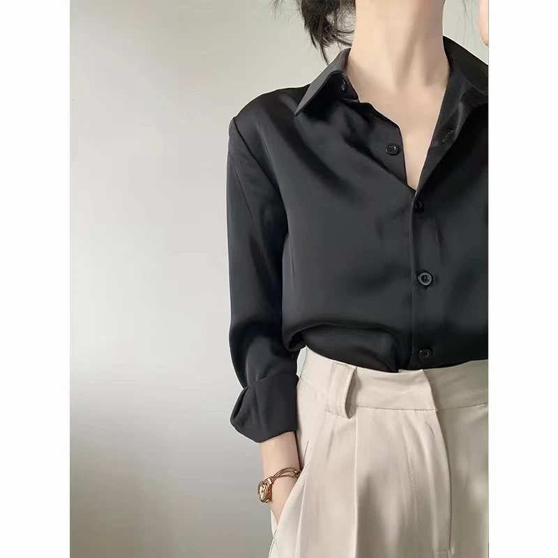 【大宝贝专属】白&鹿 明星同款休闲时尚长袖女士014衬衫1