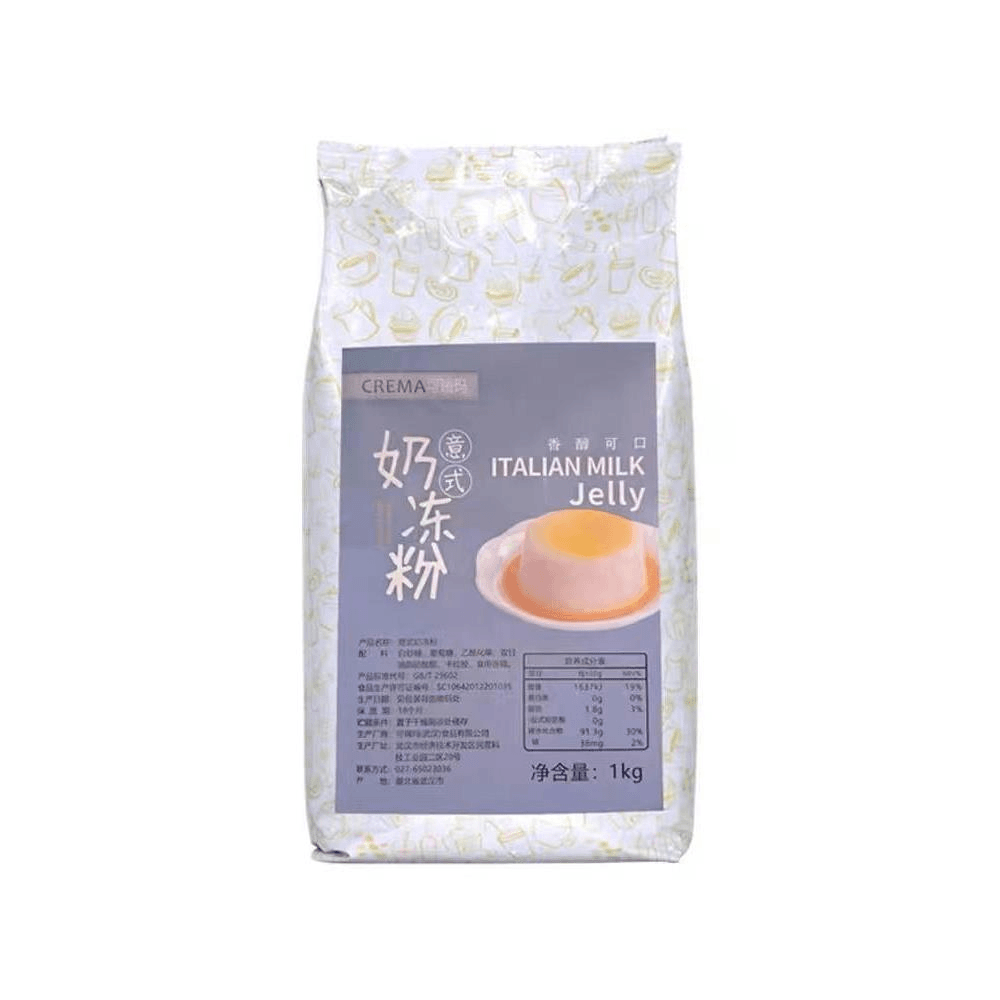 意式奶冻粉奶茶店专用奶冻自制牛奶布丁粉果冻粉1kg商用装
