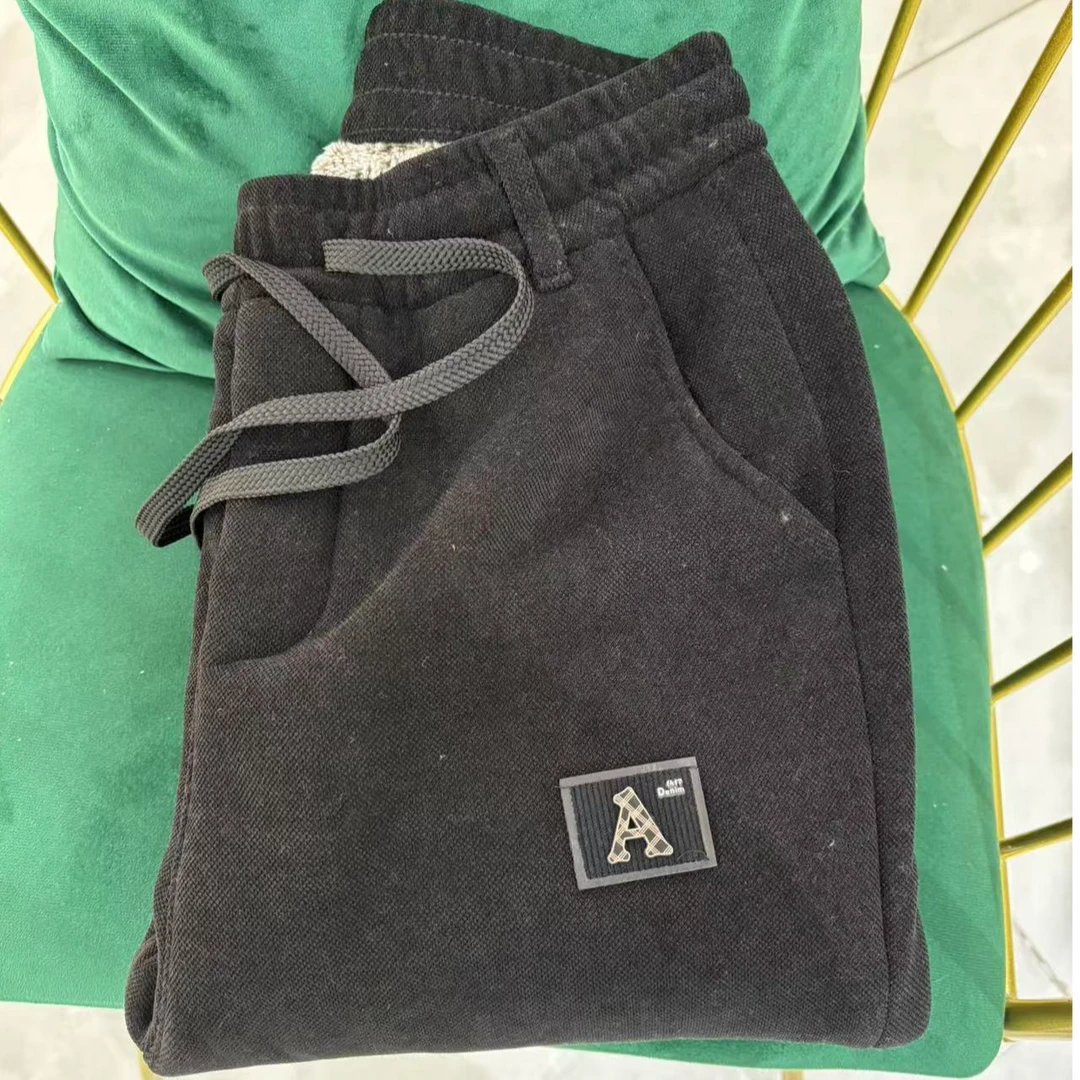 【靓衣园】时尚男士加绒加厚百搭休闲裤（2456/2455）