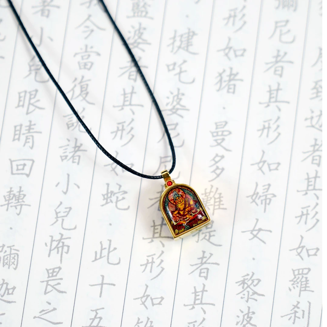 钨合金皮质吊坠 藏巴拉   黄大爷  黄CS  红唐幸运专属双面吊坠
