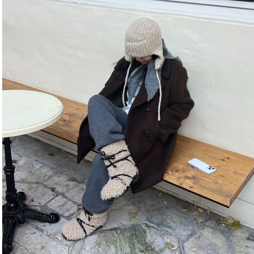 DEC II【马海毛大衣】双开门咖色