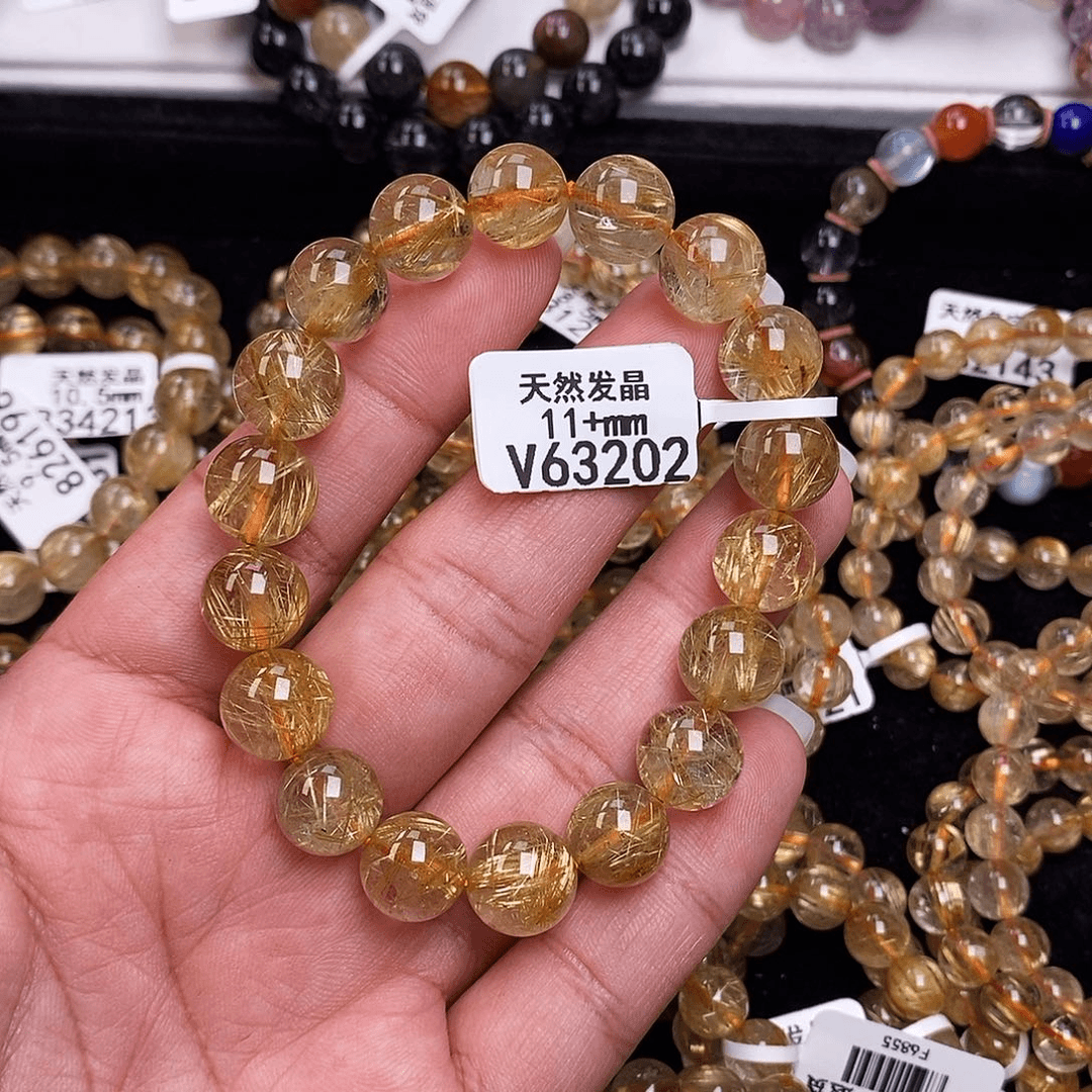 水晶手链未镶嵌泰***?水晶