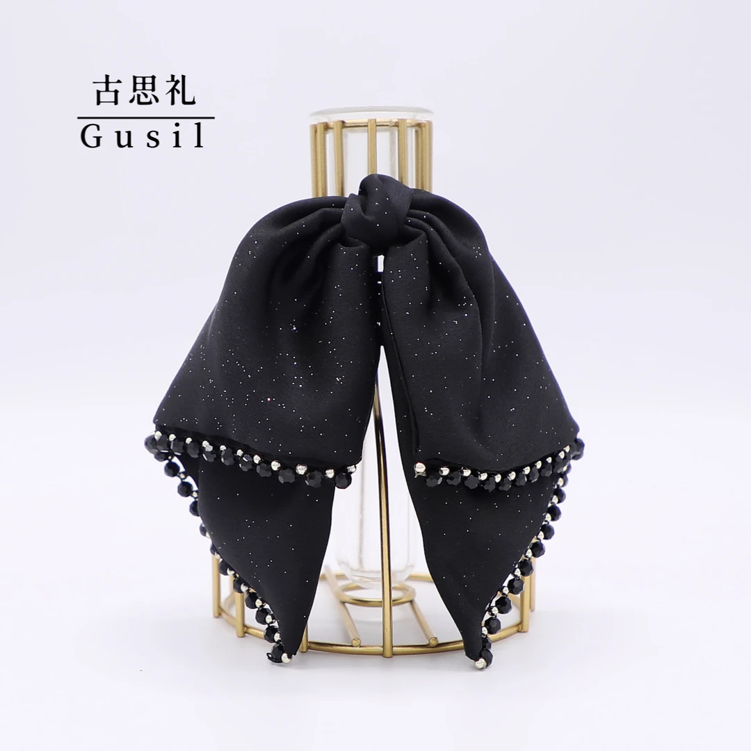 古思礼【星光璀璨】法式高级气质精致蝴蝶结抓夹