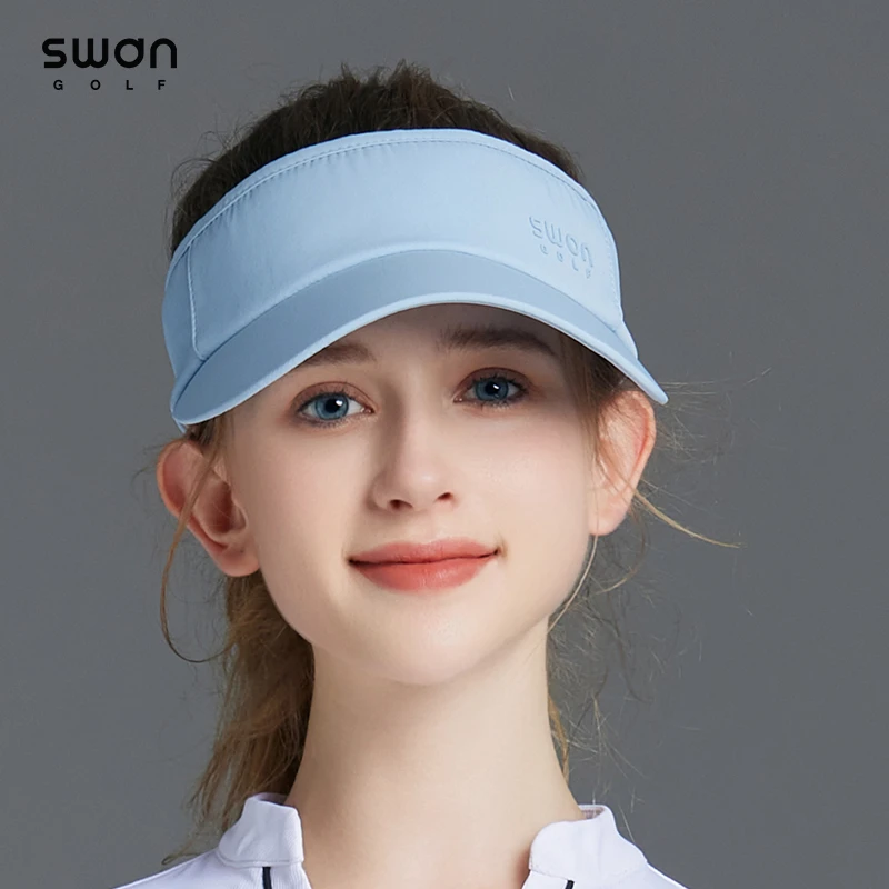 高尔夫帽子女空顶帽浮雕百搭时尚户外夏季透气遮阳帽遮阳无顶吸汗