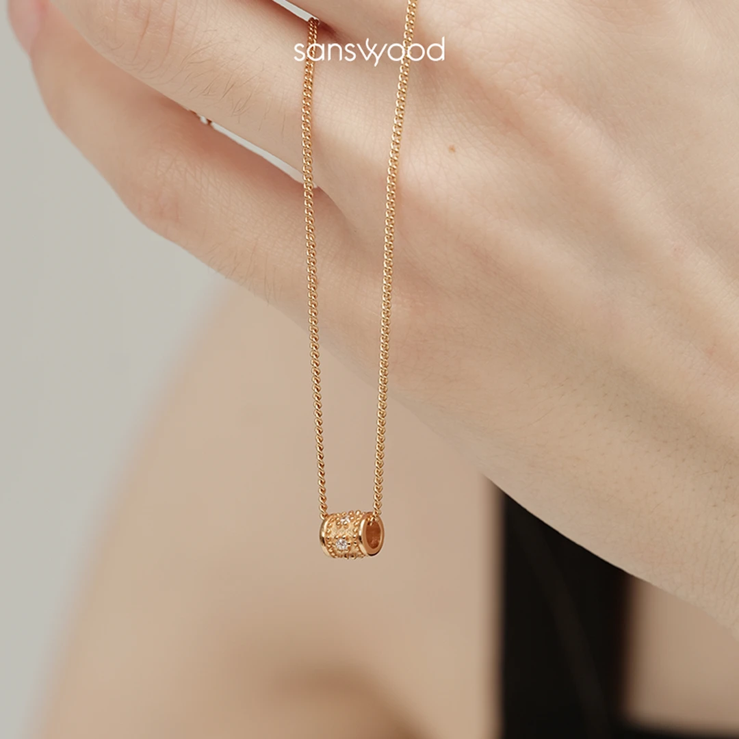 sanswood 坠链均925银 《愿》复古转运珠系列项链轻奢小众高级感