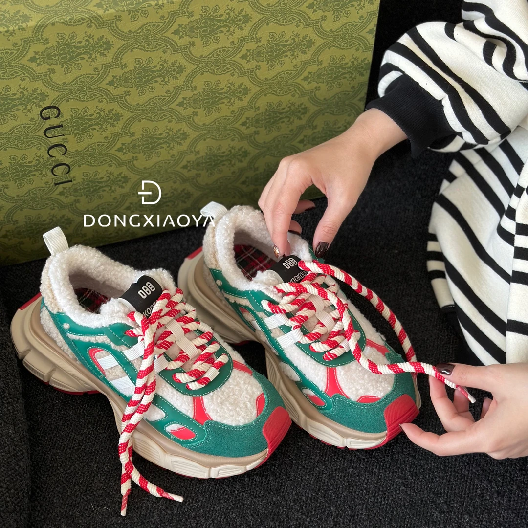 【呀呀家】23Aw｜冬new/圣诞老爹鞋氛围感拉满/时尚休闲百搭老爹鞋
