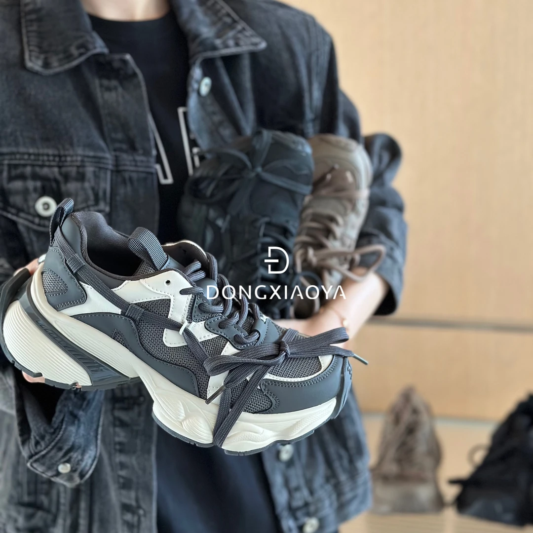 【呀呀家】23Aw｜秋new/爆好穿的轻软增高设计感老爹鞋四季百搭厚底
