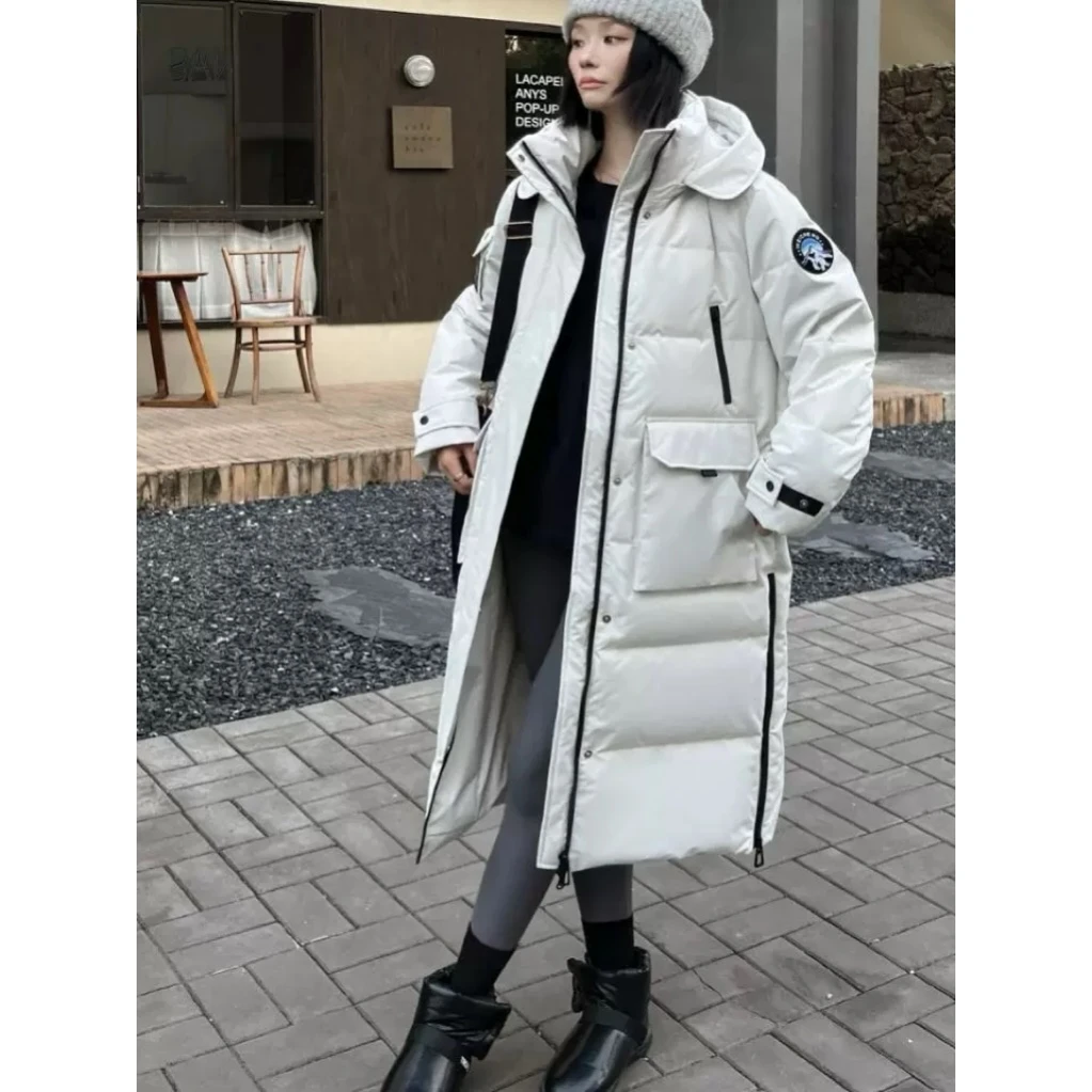 D360-白色-设计师款-短款羽绒服白鸭绒休闲时尚百搭