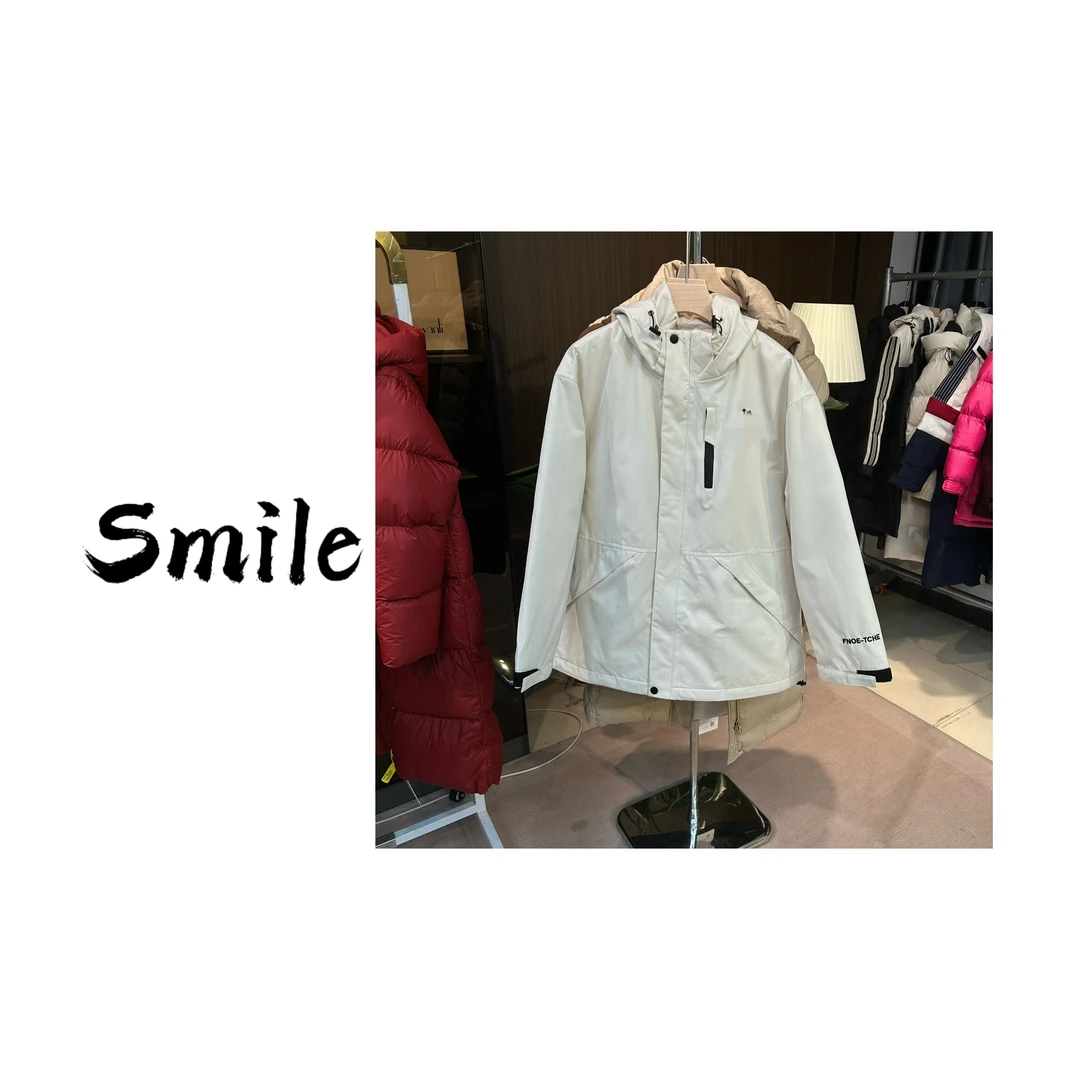 D307-白色-设计师款-羽绒服白鸭绒休闲时尚百搭