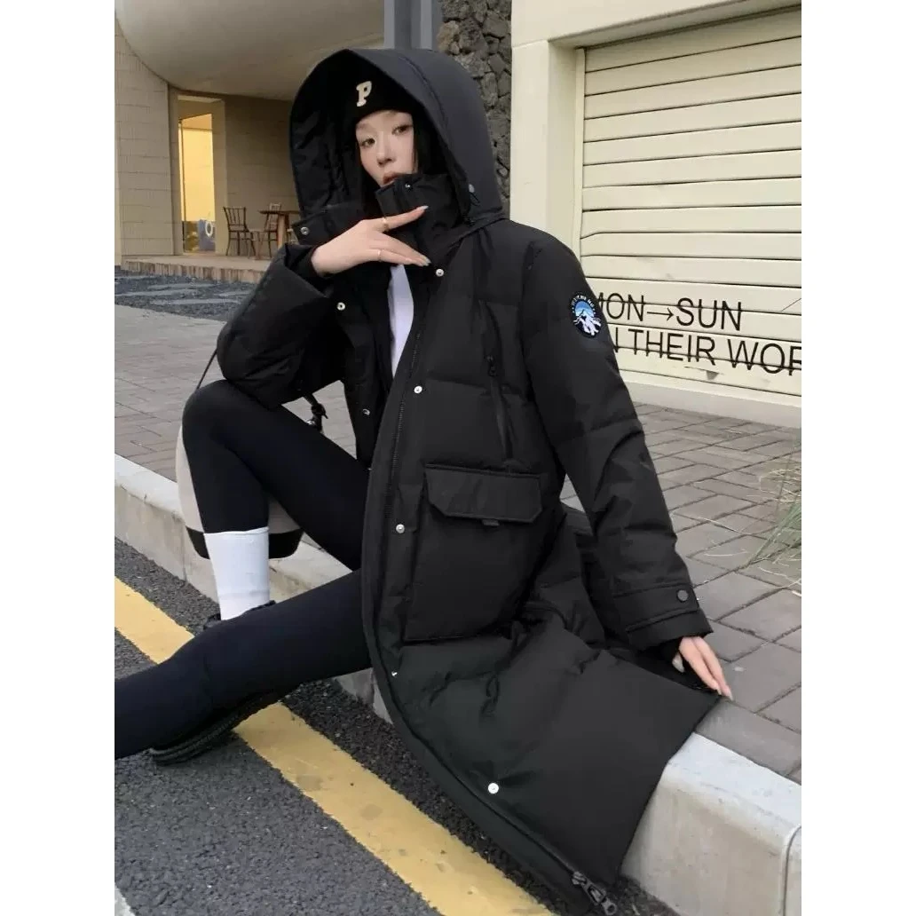 D360-黑色-设计师款-短款羽绒服白鸭绒休闲时尚百搭