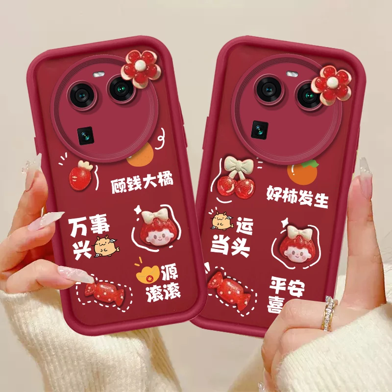 适用于【oppofindx6/x6pro】天眼阶梯软硅胶好柿发生全包防摔手机壳
