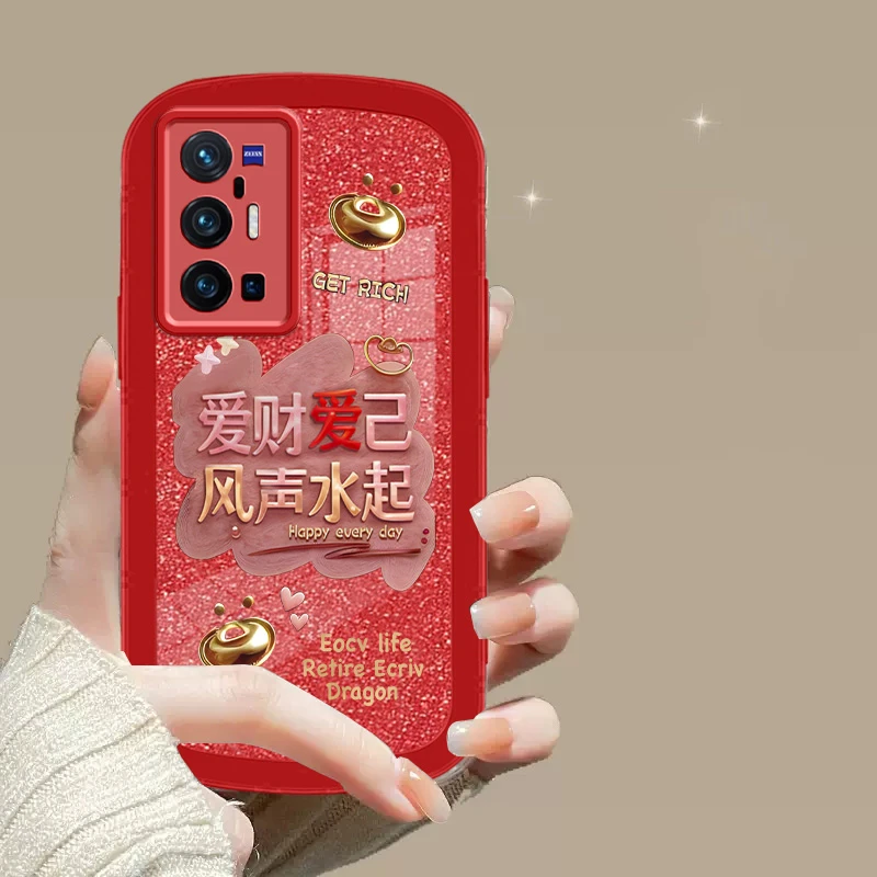 适用于【vivox70pro+】小胖妞软硅胶风生水起全包防摔手机壳