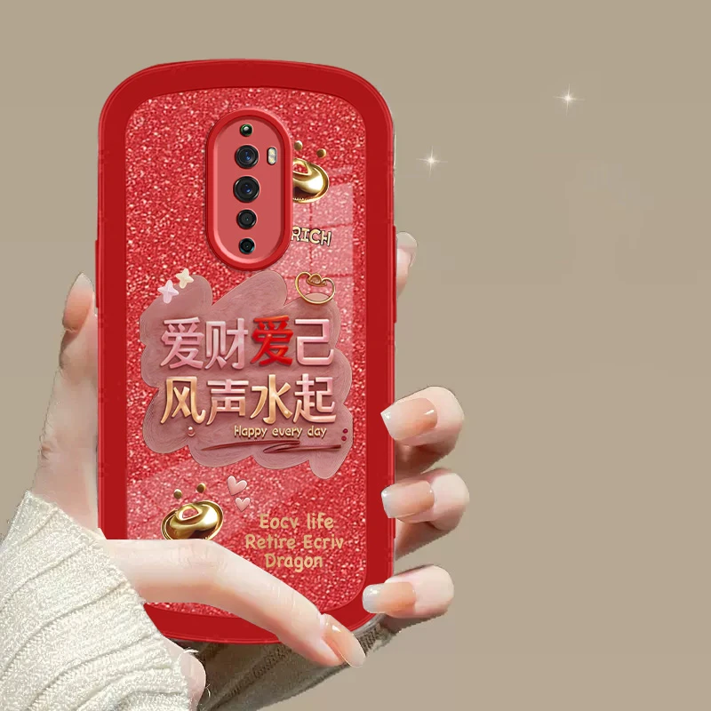 适用于【opporeno2z】小胖妞软硅胶风生水起全包防摔手机壳