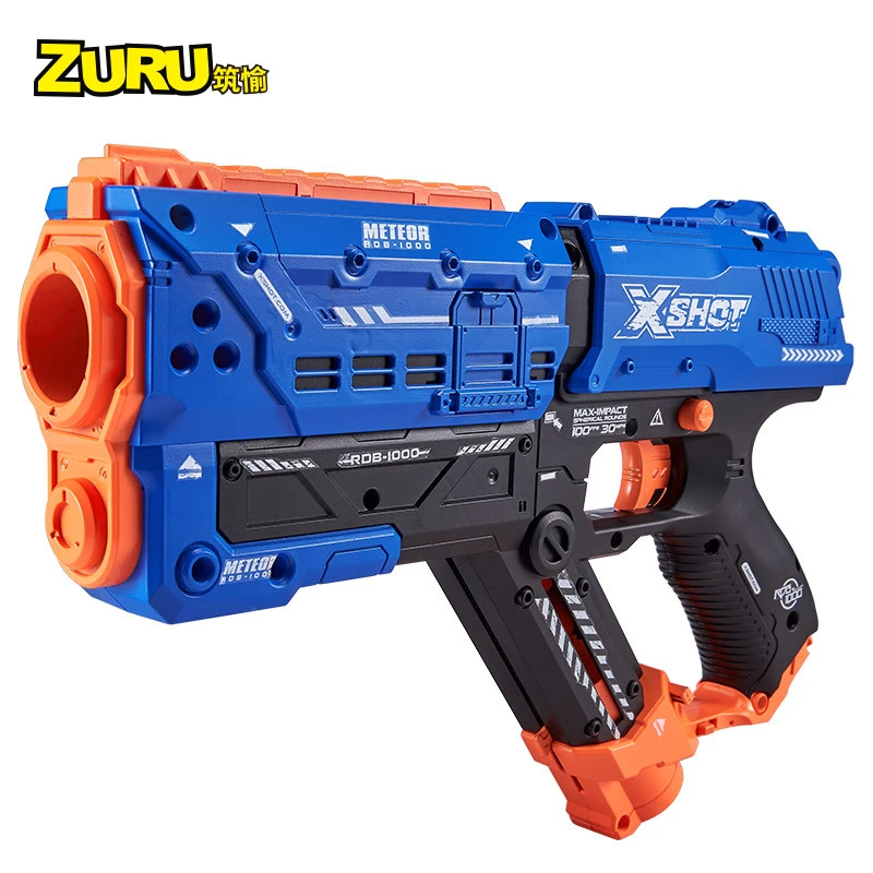 zuru码特罗发射器X-Shot软弹枪弹球射击玩具枪儿童潮流玩具礼物