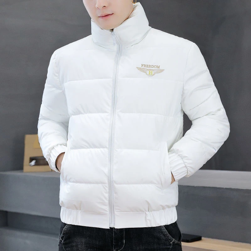 时尚羽绒服帅气羽绒服男冬季加厚短款外套韩版青年潮修身羽