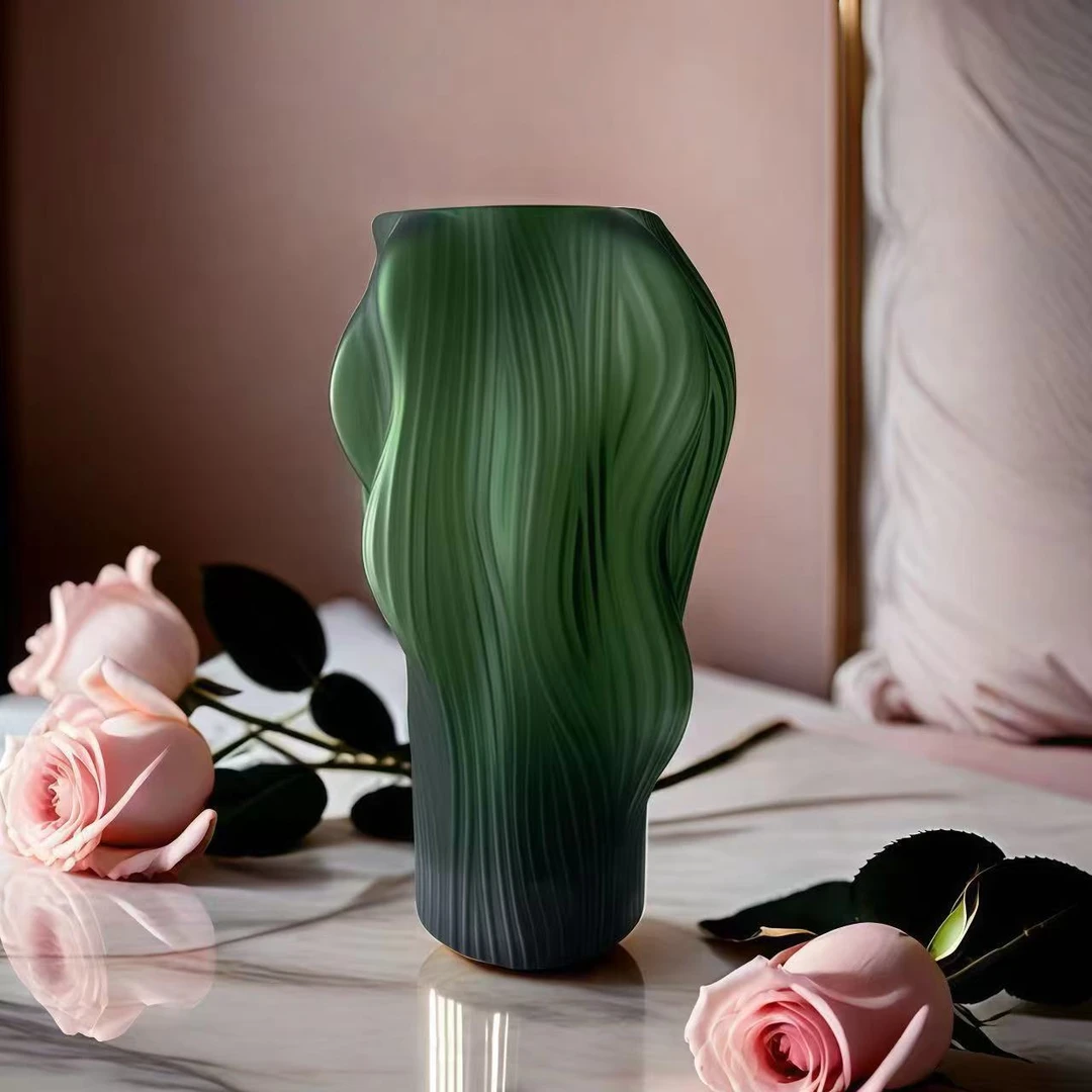 现代简约精选创意桌摆客厅玻璃花瓶家居装饰干花鲜花花艺软装饰