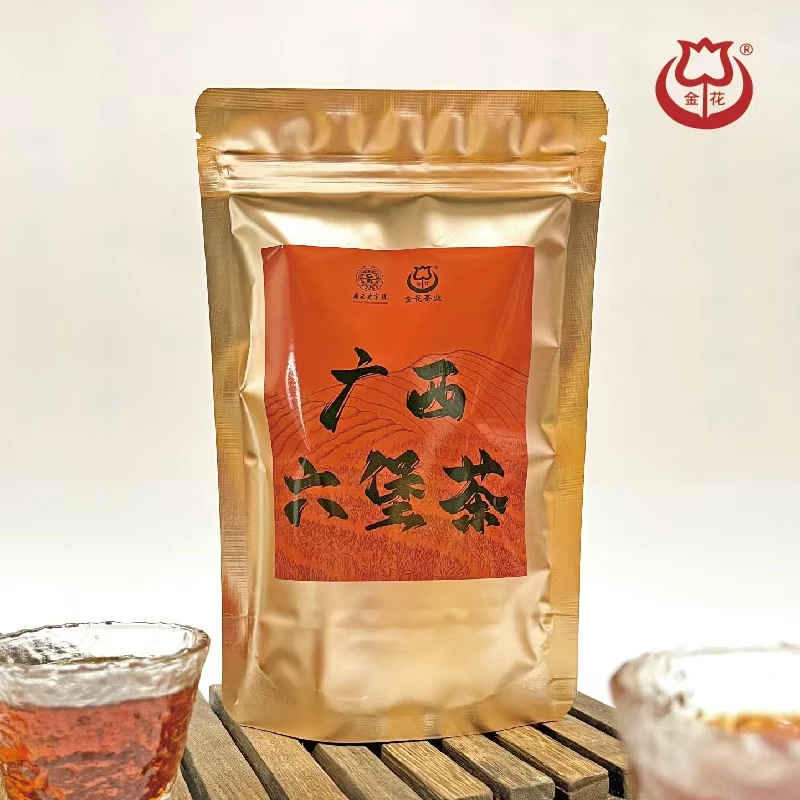 广西六堡茶金花牌20001六堡散茶100克/袋浓香型