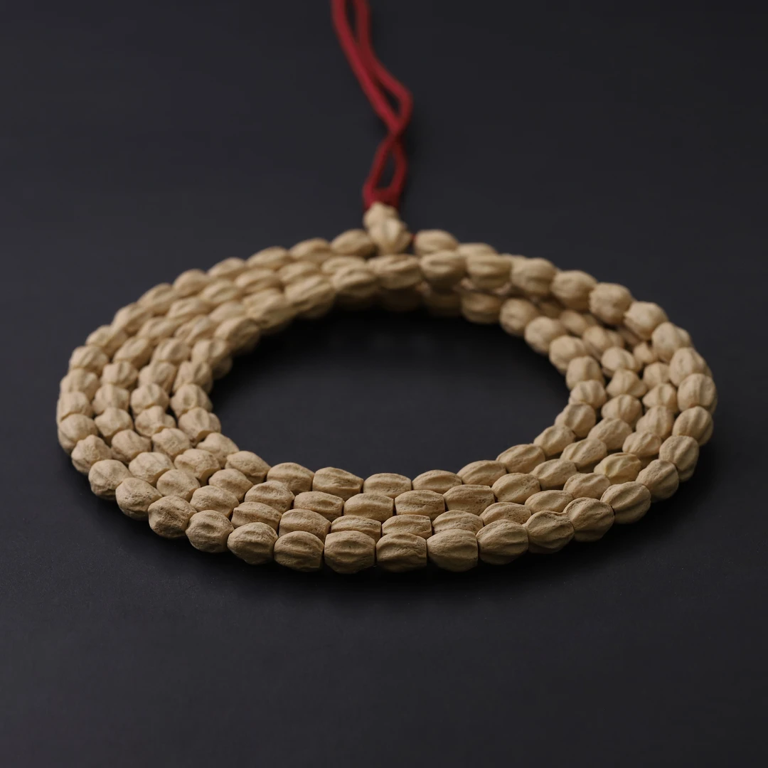 S1105-3 【战戟】热振多棱高桩长腿柏香籽108长串手串（送工具）