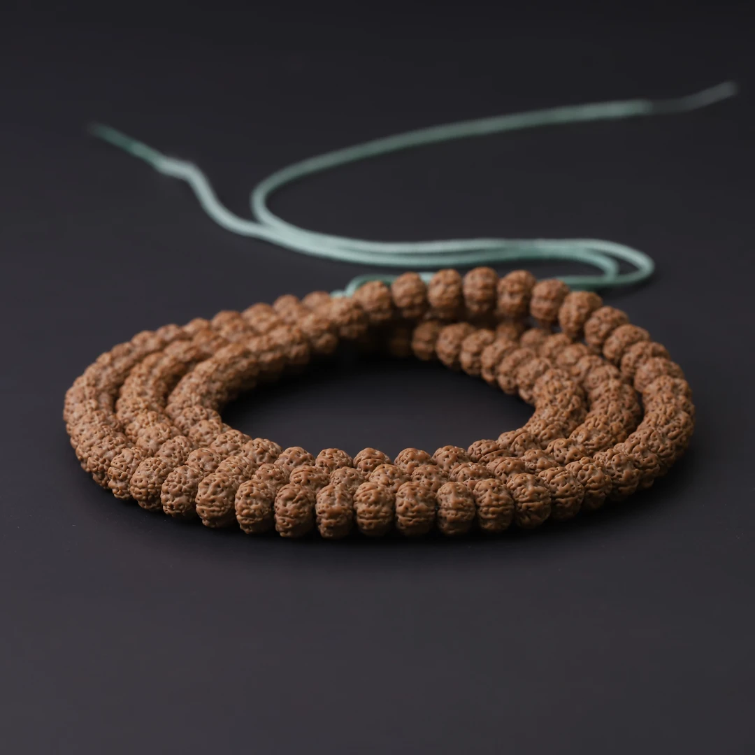 S7818【天价平细】精配平头尾头货细纹梅花小金刚108手串（送工具）