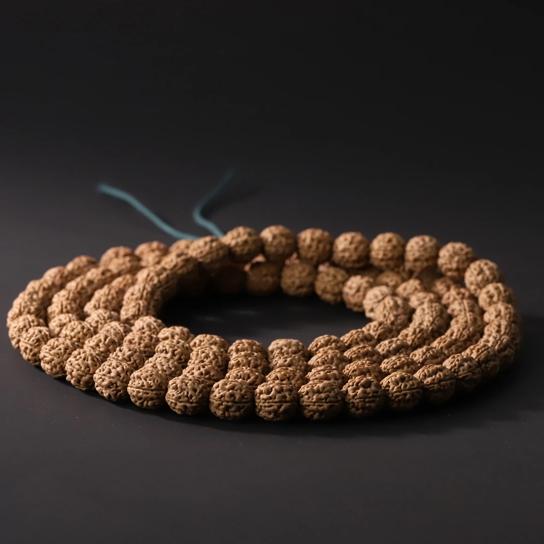 S7740 【潜水艇】定制款原桩巨肉盘龙108长串文玩手串（送工具）