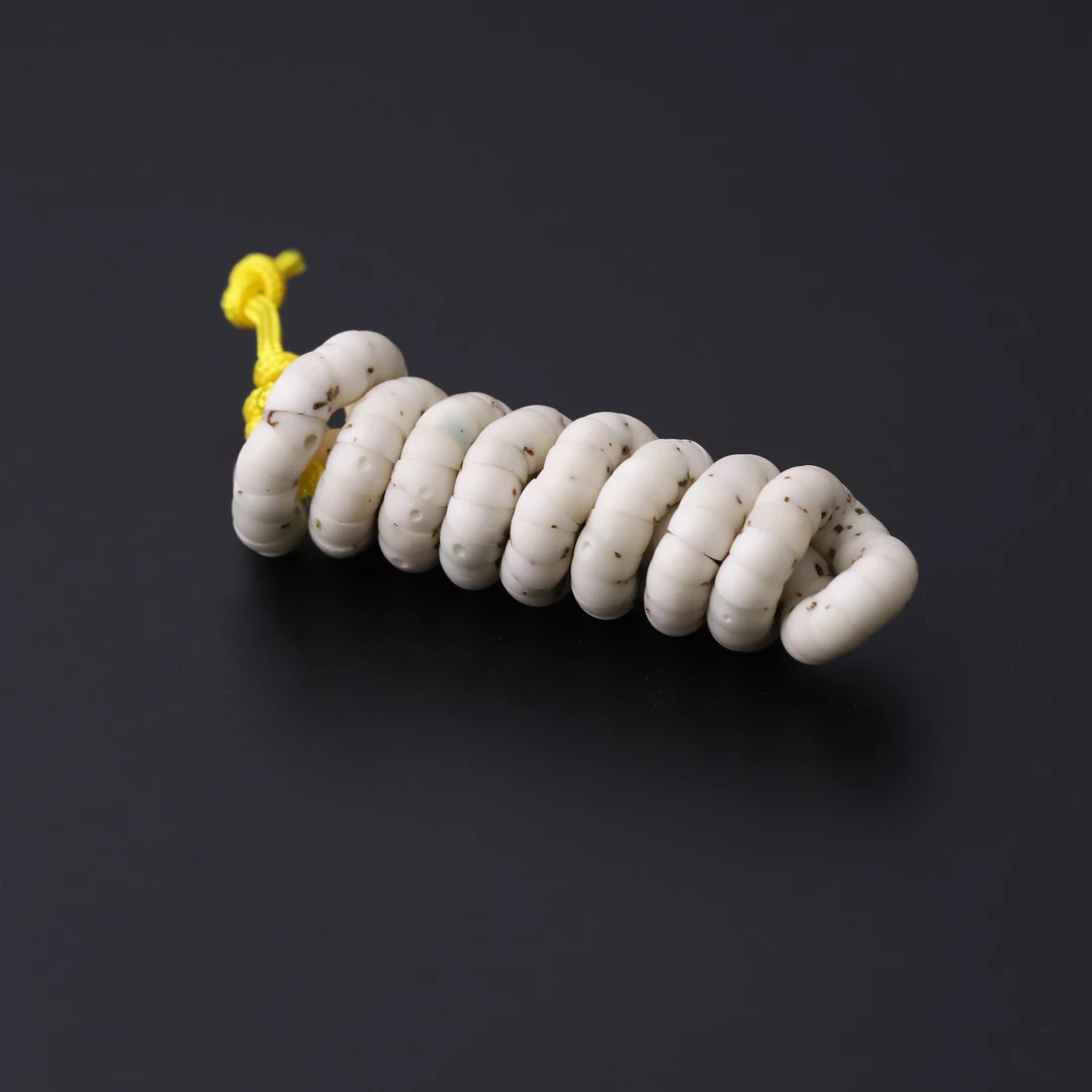 S7841-1【数星星大肠】精选月朗星稀绿瓷白星月斜切大肠108长串