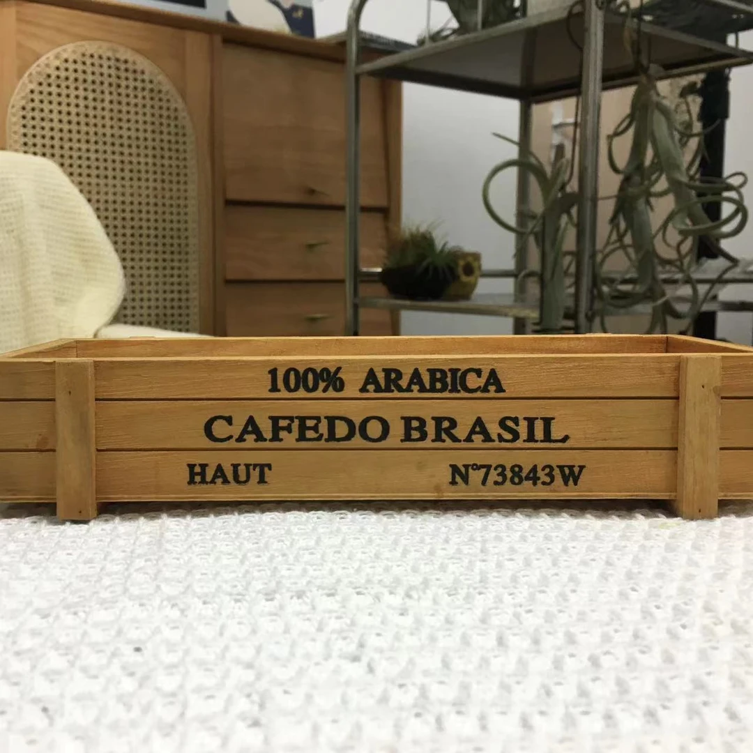 【星花怒放】空气凤梨室内底座装饰 木盒（不含植物）