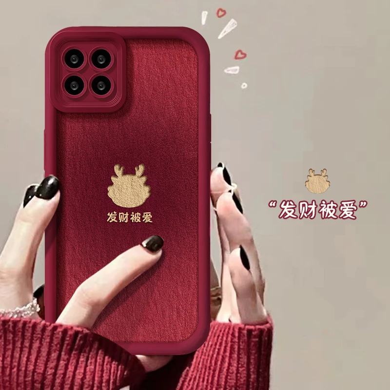 适用于OPPOA72-5G发财龙女款全包防摔创意简约潮牌手机壳