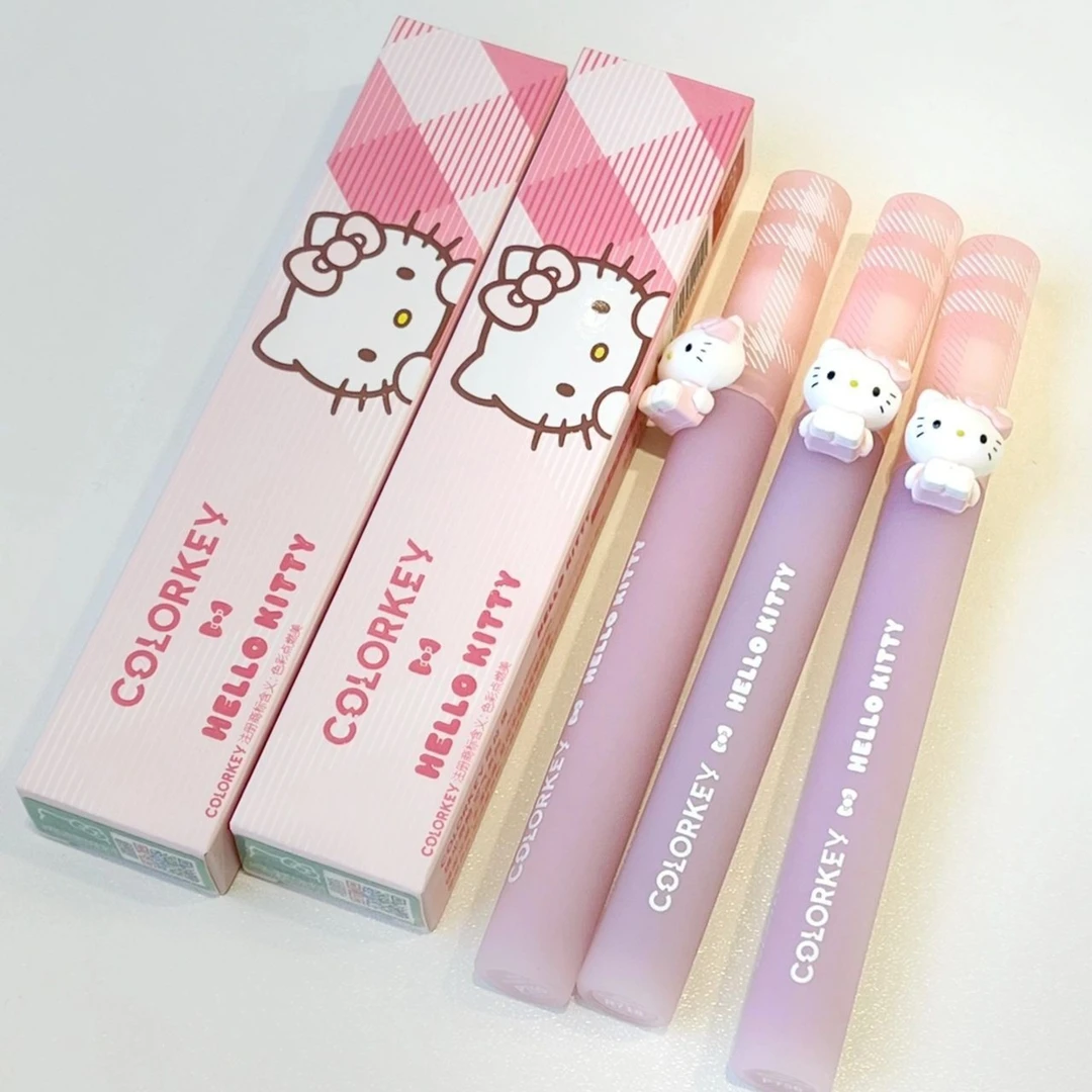珂拉琪玉桂狗唇釉联名新款限定口红大耳狗口红三丽鸥hellokitty