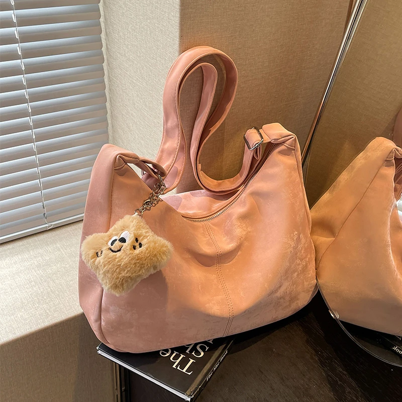 艾米兔女包爆款2025新款潮流行托特包气质百搭斜挎包大容量单肩包