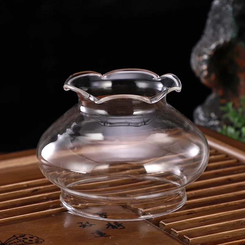 圆通工艺加厚油灯玻璃灯罩配件耐热防风罩灯具