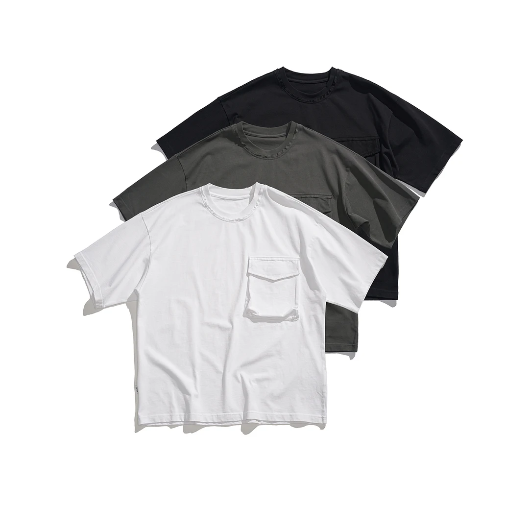 【大清仓】 dfsea   立体大口袋 宽松短袖T恤