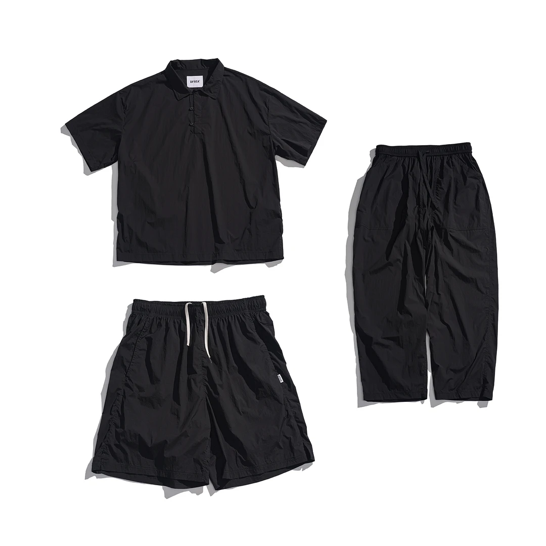 【双11】炎热夏季 超薄 透气 短裤 休闲长裤