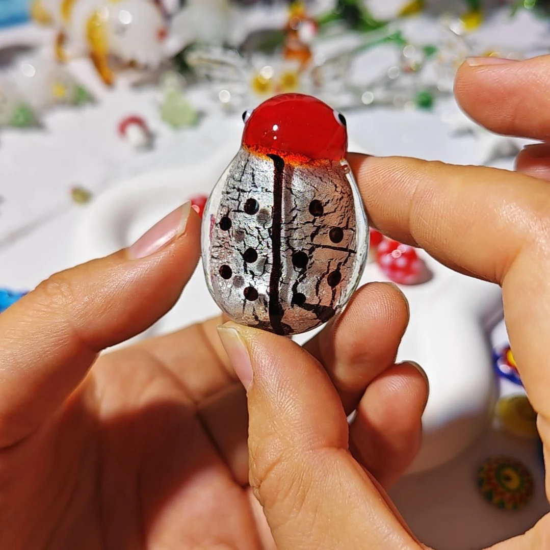 琉璃手工艺品瓢虫