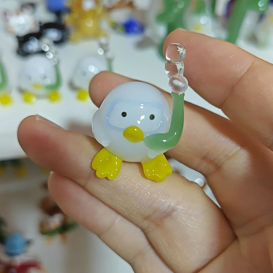 琉璃手工艺品潜水鸭