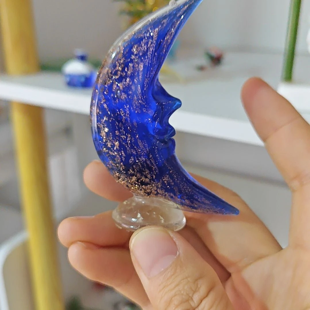 琉璃手工艺品月亮