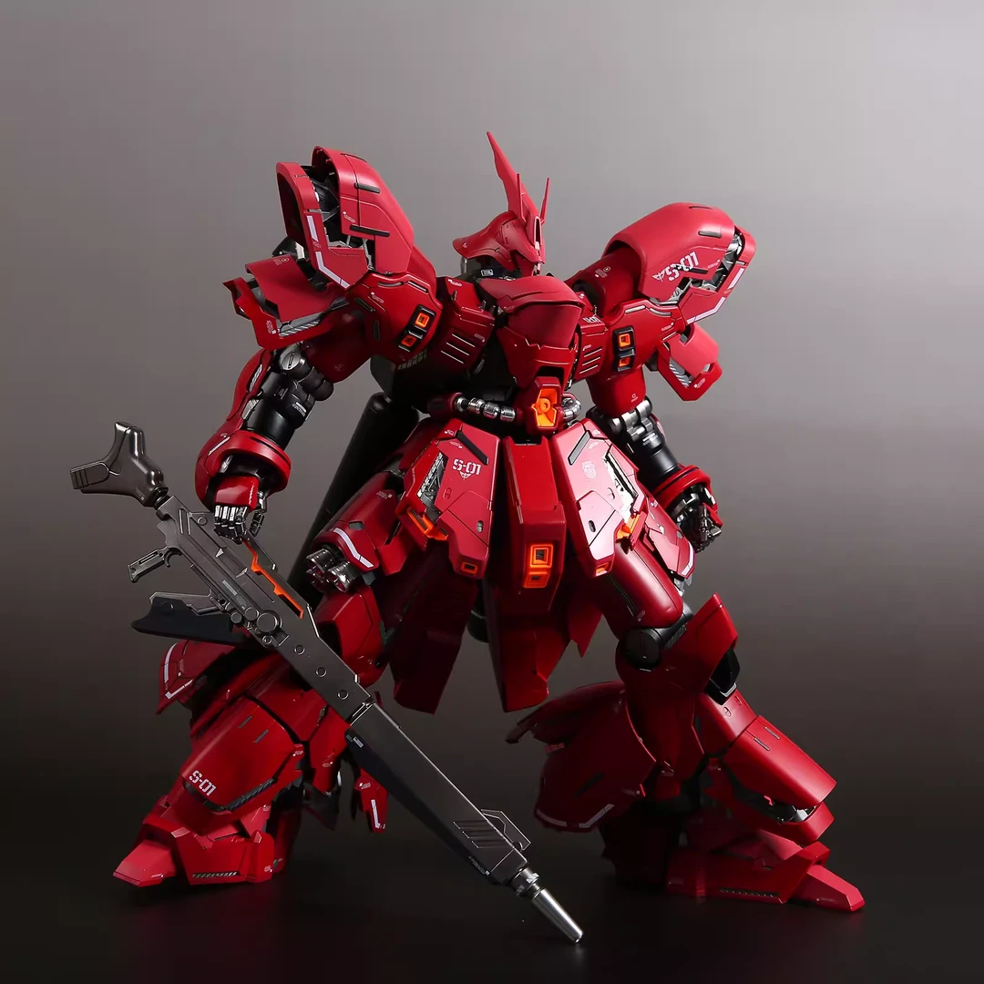 万代高达 星海模型 MG 1/100沙扎比 高达卡 版拼装模型卡沙 成品