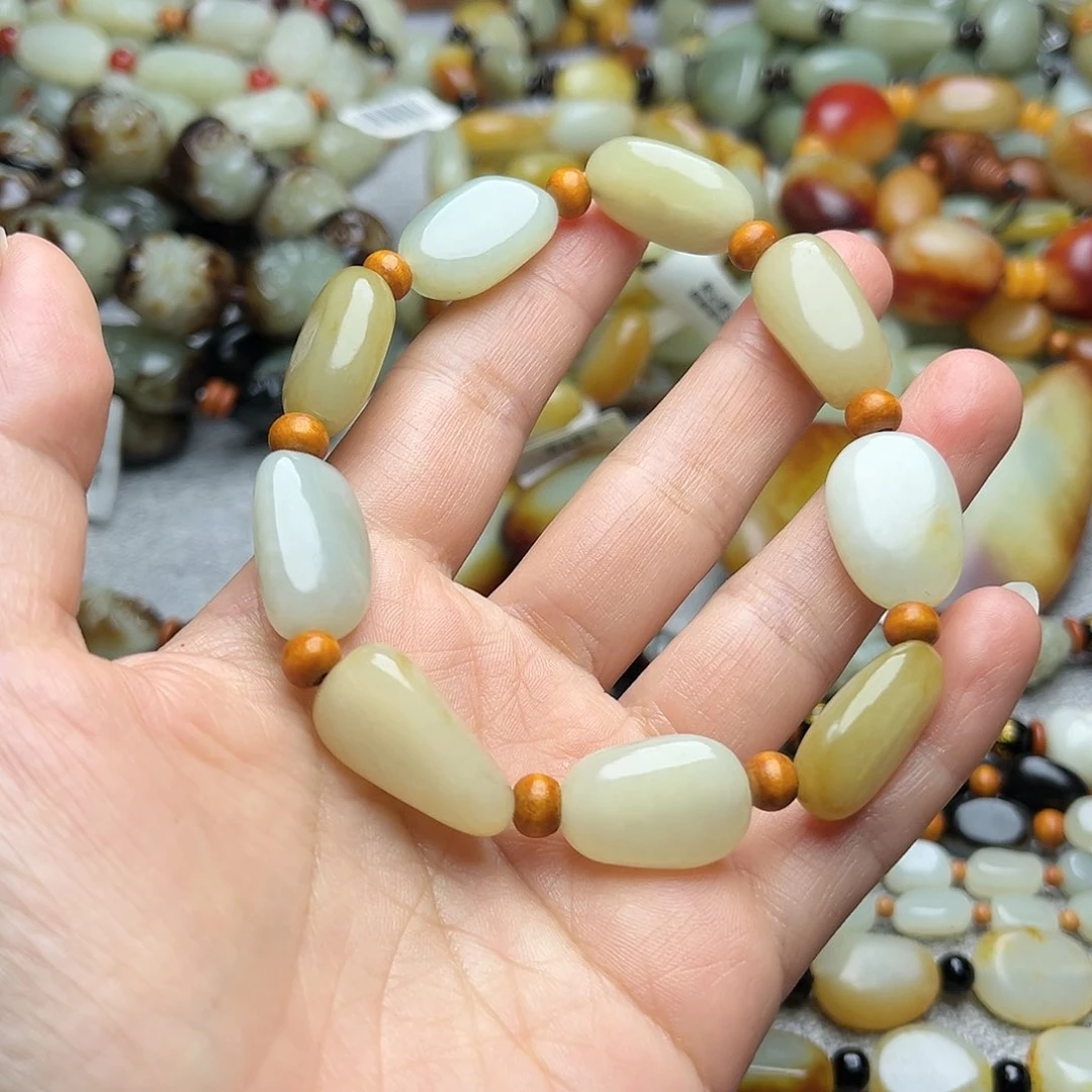 和田玉手链未镶嵌