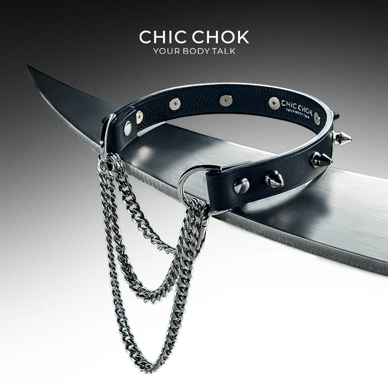 CHICCHOK原创尖刺窒息项圈