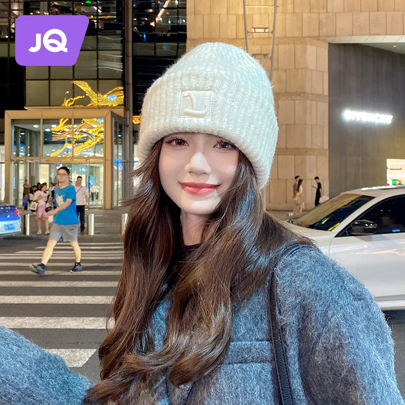 婧麒月子帽秋冬12-1月产妇帽子冬季坐月子防风专用孕妇产后毛线帽