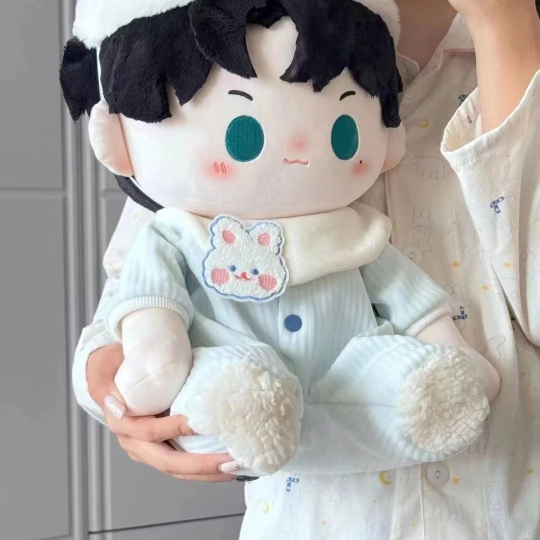 40cm棉花娃娃衣服坐姿睡衣无属性替换装一番40cm娃衣可爱爬爬服