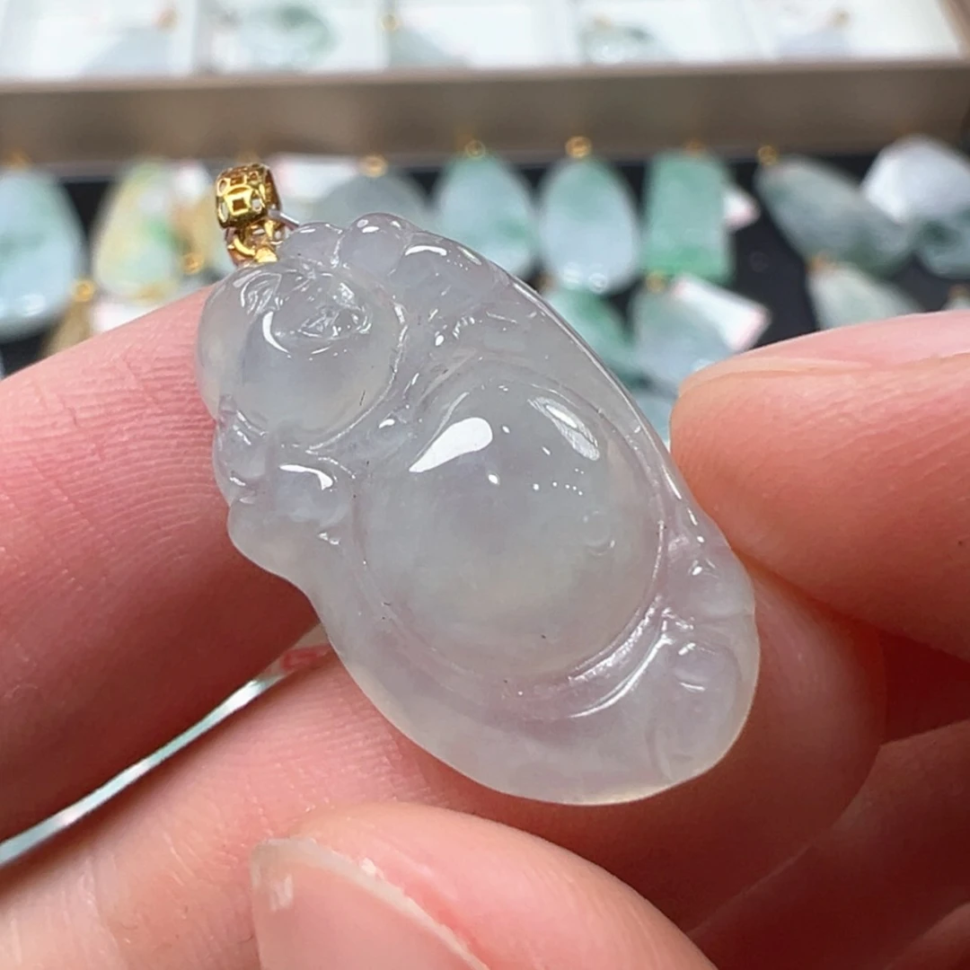 【闪购商品】翡翠颈饰18K金镶嵌翡翠