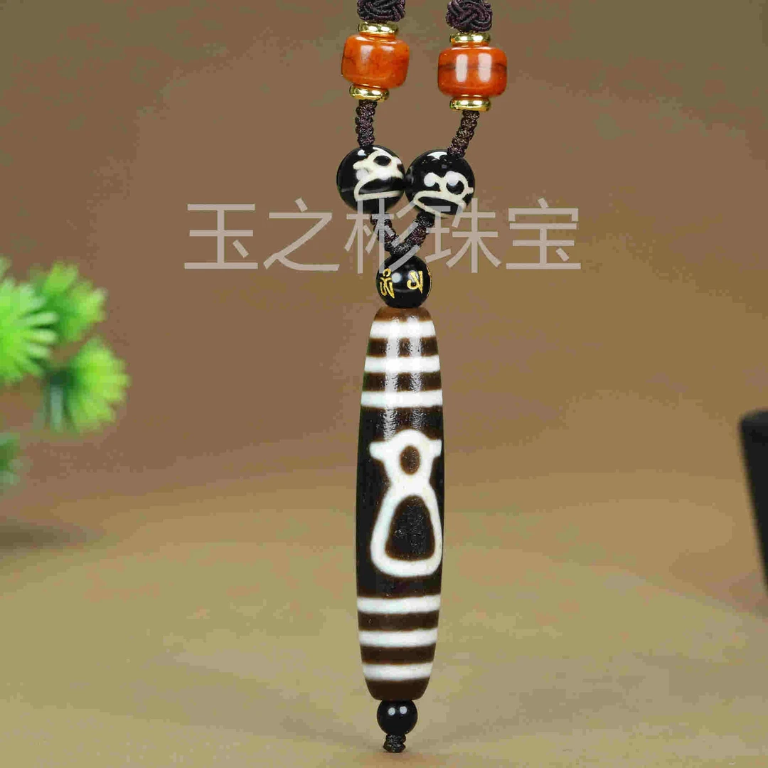 天然玛瑙风化包浆财神珠项坠经典设计高端大气外衣链时尚大气挂件