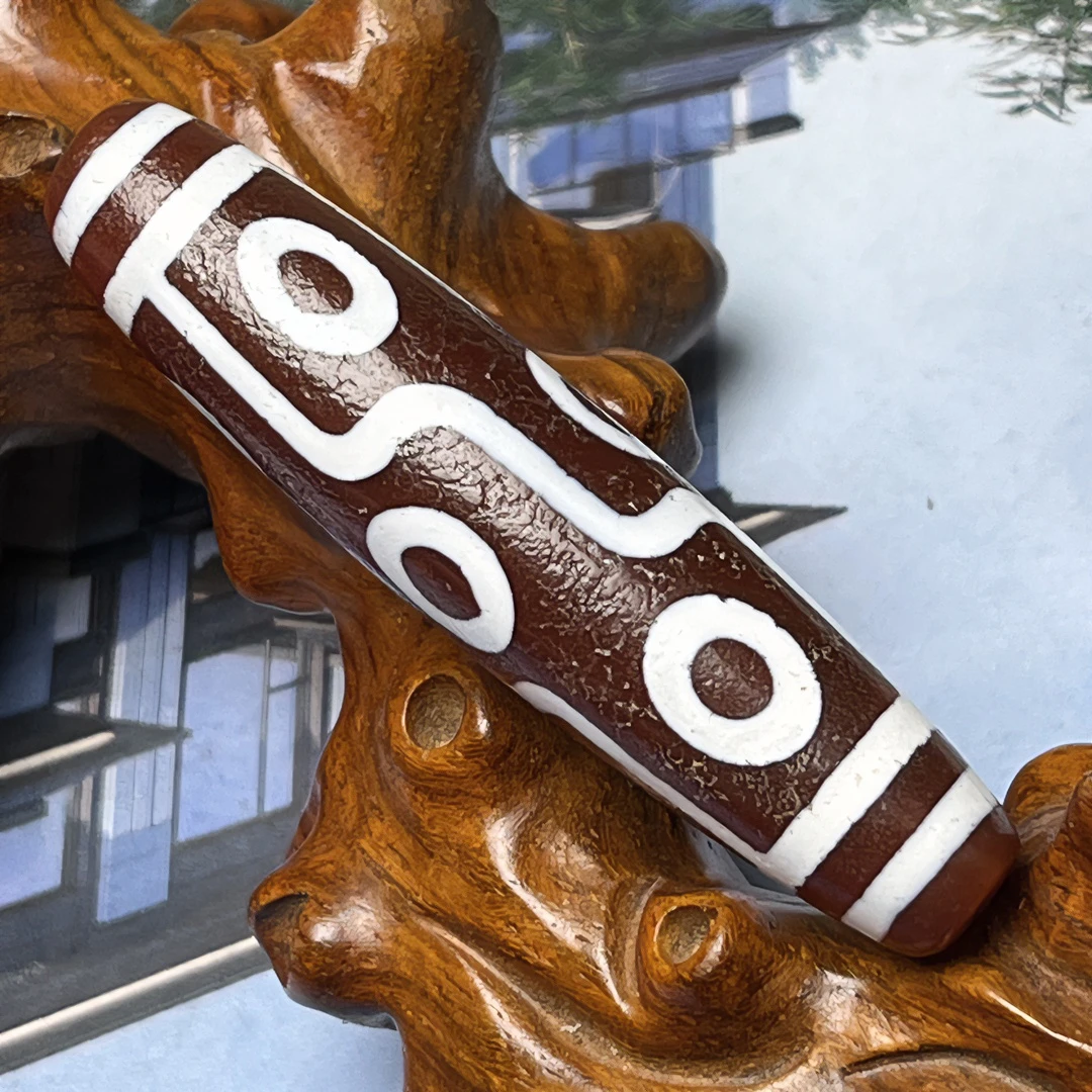 藏式高油包浆红玉髓九眼珠项坠民族风经典高端大气吊坠多样性发货