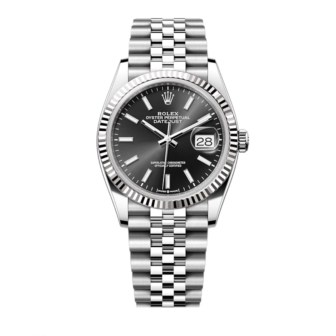 全新未使用 Rolex/劳力士 126234五珠黑条36表径24年7月全新