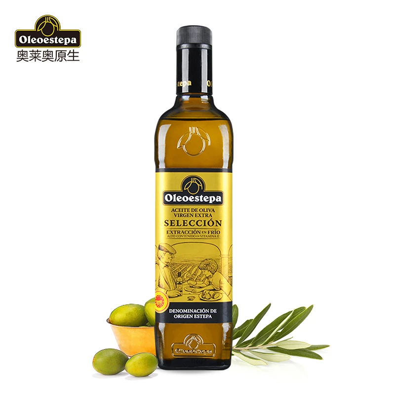 奥莱奥原生EstepaPDO橄榄油特级初榨食用油olive精选系列750ml