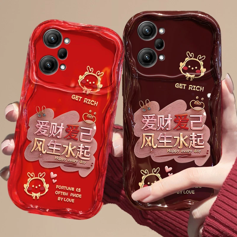 爱财爱己oppok10pro手机壳PGIM10防摔可爱硅胶软潮流全包情侣男女
