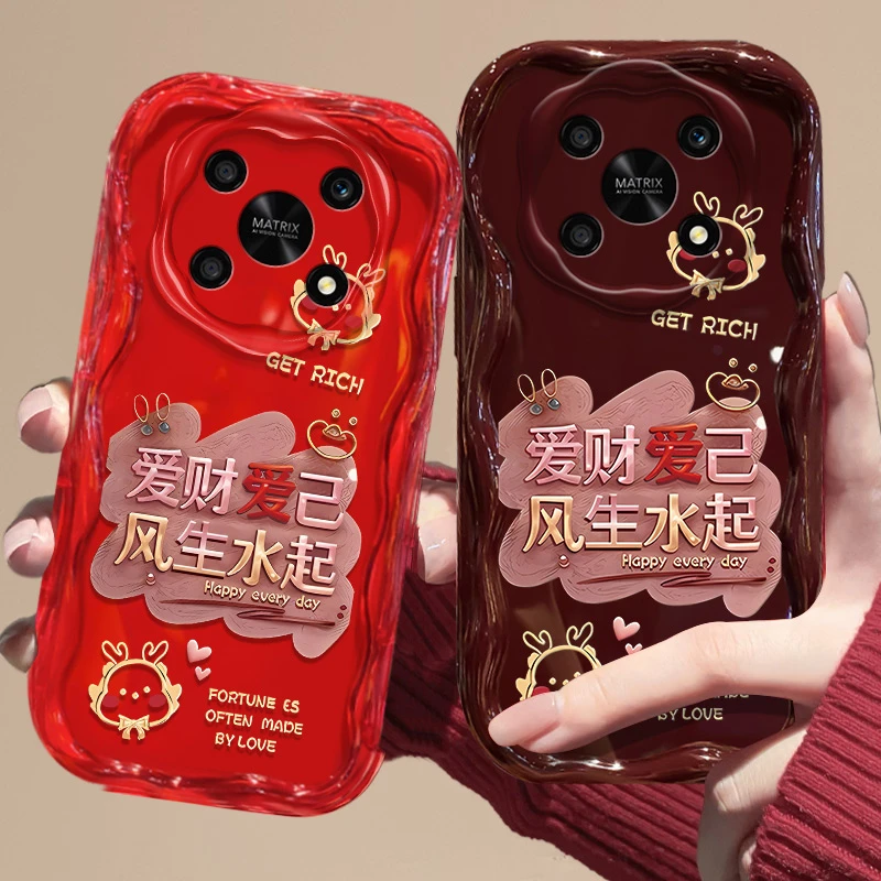 爱财爱己荣耀x30手机壳ADY-AN00防摔可爱时尚女网红情侣潮流新款