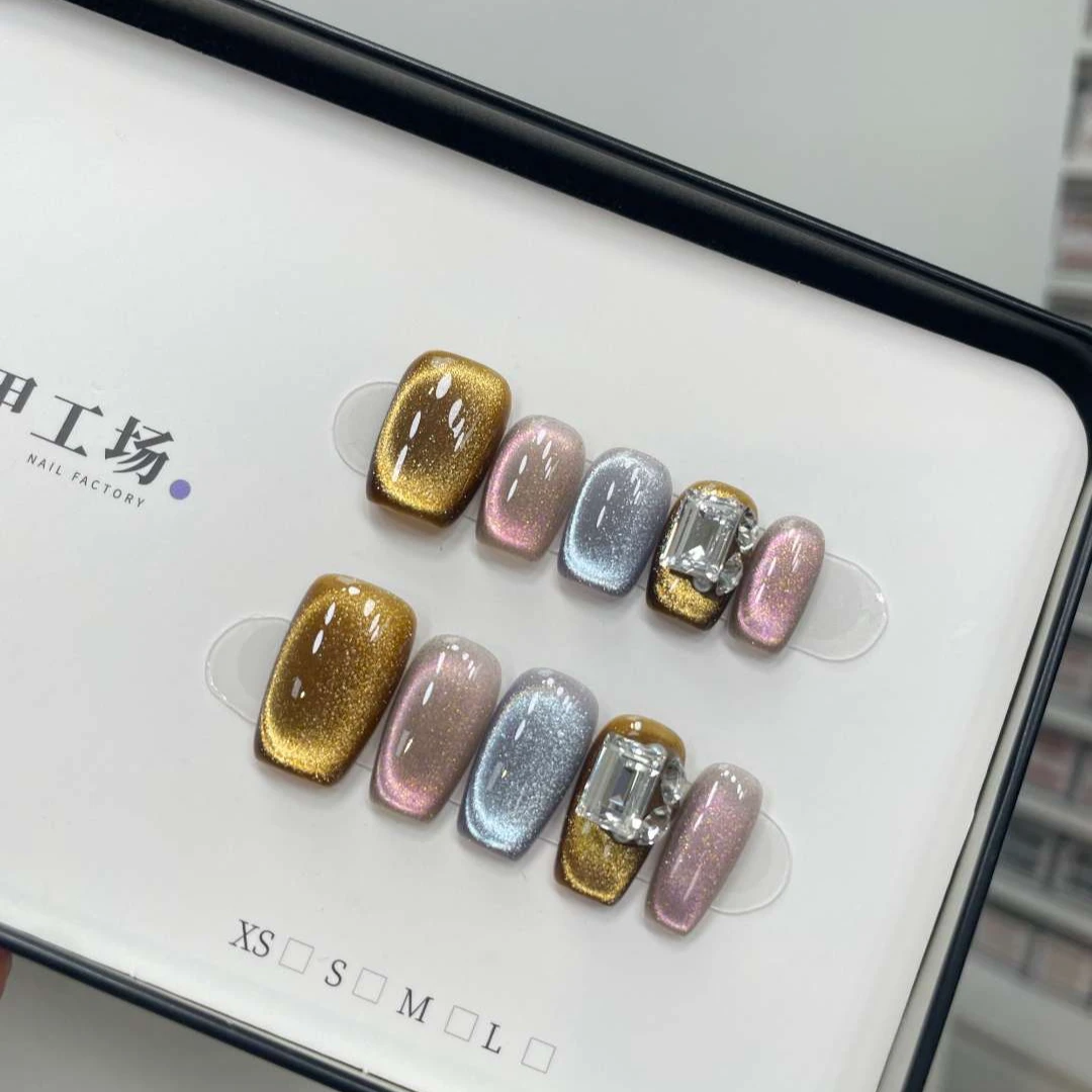 华子轻奢系列【招财】纯手工手工穿戴甲（送高级工具包）