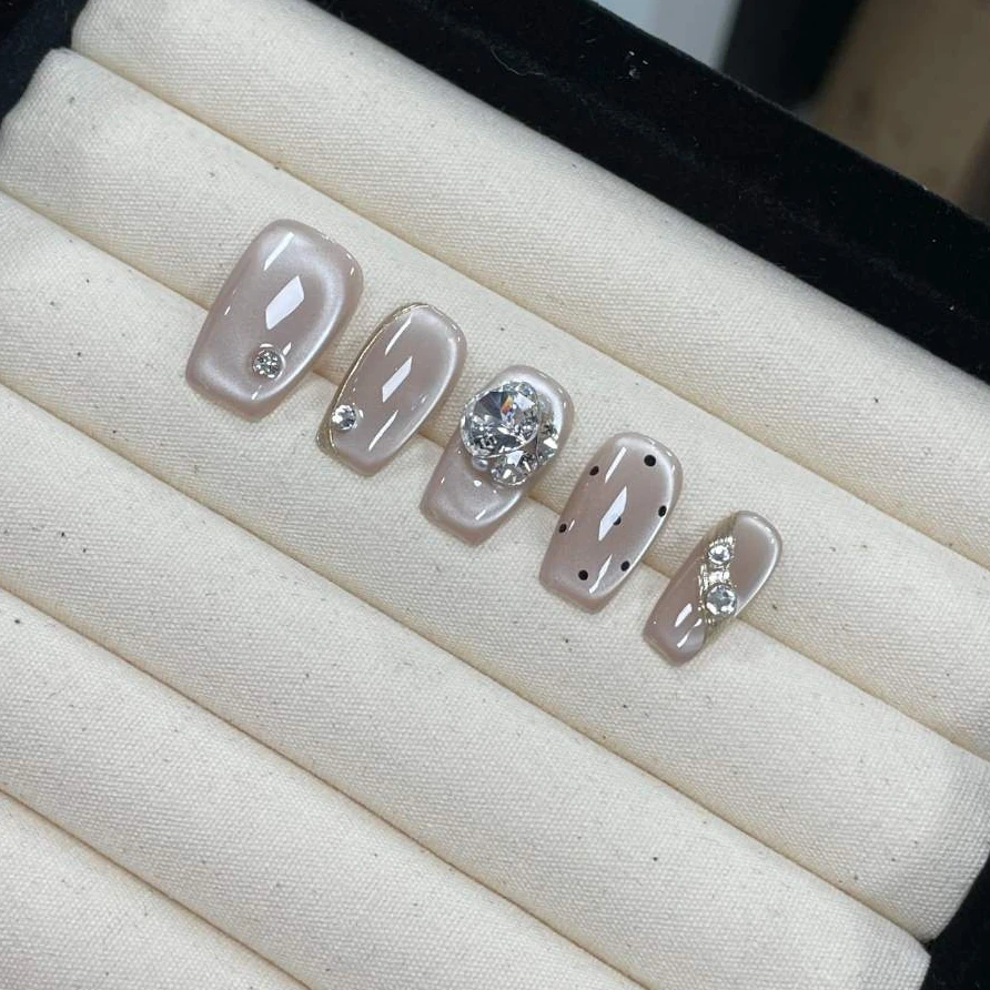 华子轻奢系列【情书与你】纯手工手工穿戴甲（送高级工具包）美甲